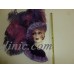 Clay Art Musical Mask Victorian Lady Purple Feathers   253803226513